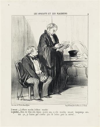 HONORÉ DAUMIER Les Avocats et les Plaideurs.